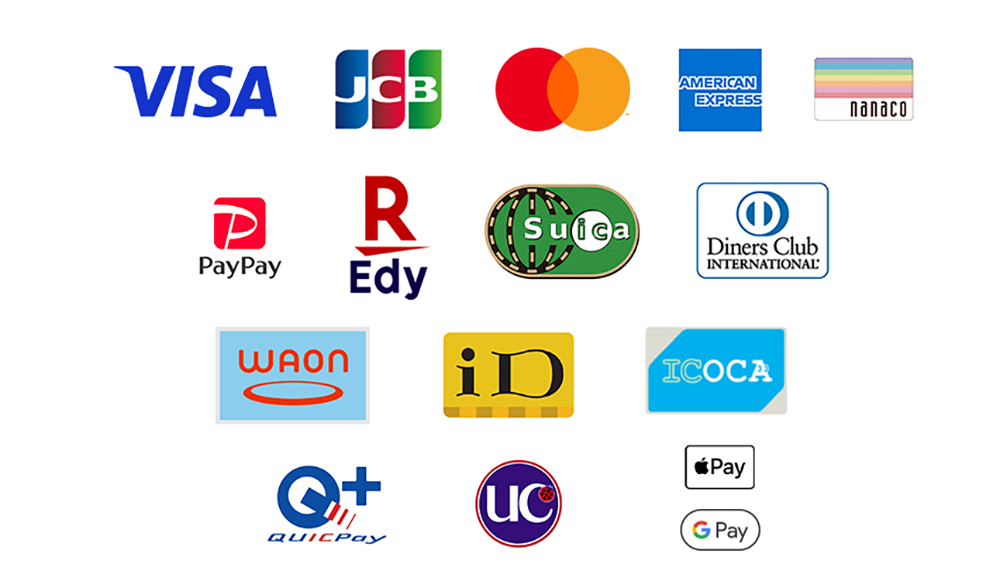 保険・自費ともにキャッシュレス決済可能